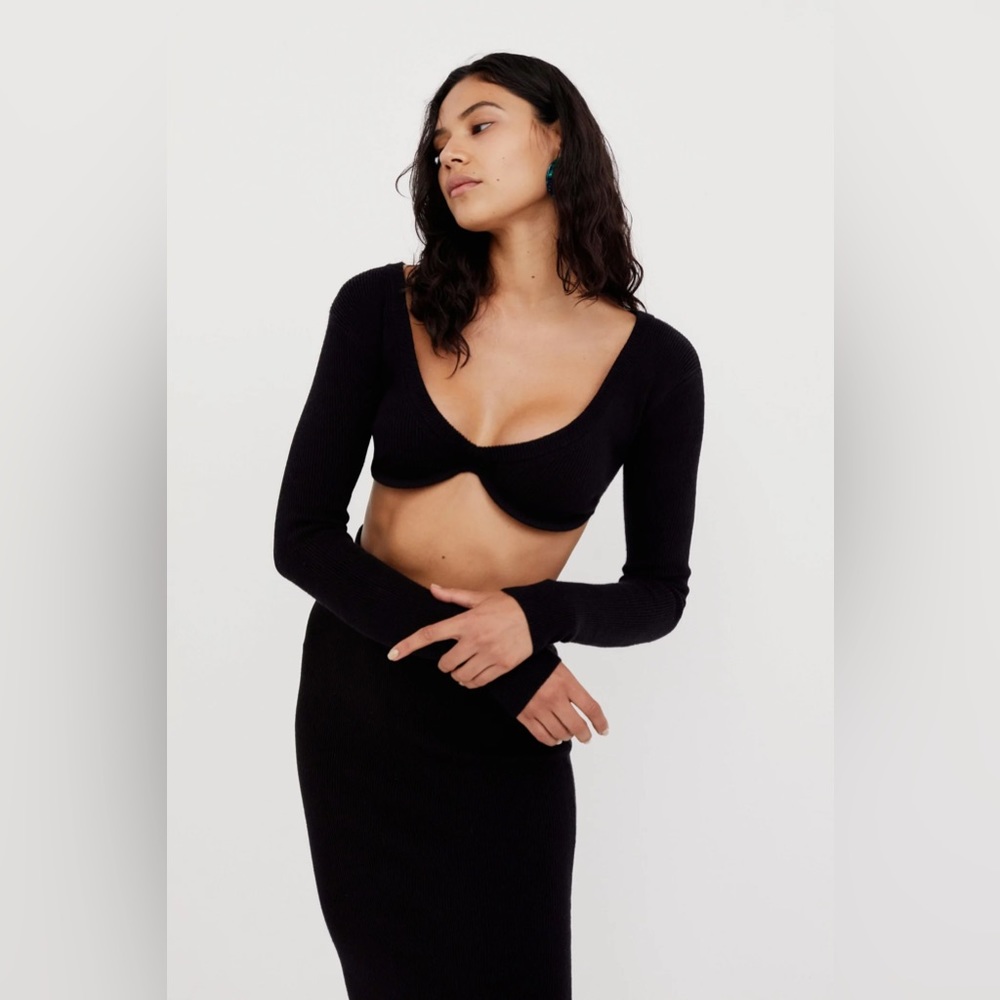 For Love & Lemons Jourdin Cross Front Top Size: Small never worn